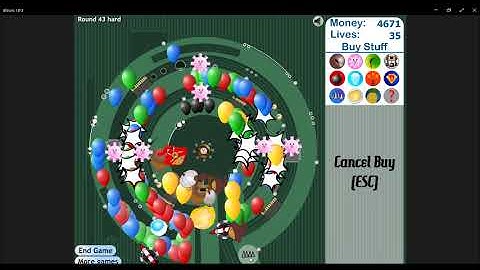 Using Every Tower (Track 7, Hard, Bloons Tower Defense 3 Challenge)