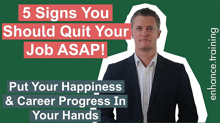 5 Signs You Should Quit Your Job – Know When to Leave Your Job