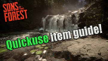 How to "Hotbar" / Quickuse items | Sons of the Forest Guide