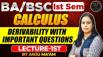 Derivability | Definition , Theorems & Examples | Calculus | BA/BSc Maths