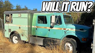 International 4900 Wildland Fire Truck  Government Abandoned 11+ Years