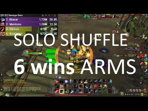 Arms warrior rated solo shuffle 6 wins | wow pvp pt.2