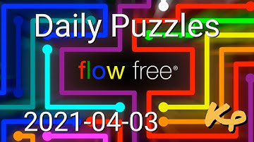 Flow Free - Daily Puzzles - 2021-04-03 - April 3rd 2021
