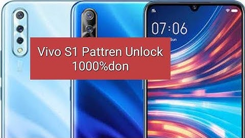 Vivo S1 (1907) Pattern Pin Unlock/Reset Without PC  || Software Expert
