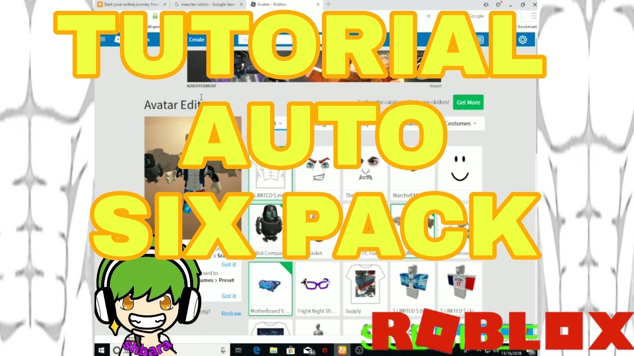 Roblox Indonesia Cara Mudah Use T Shirt Muscle Six Pack Youtube - roblox shirt with muscles