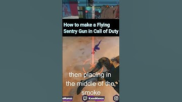 How to make a Flying Sentry Gun in MW2/Warzone 2 🚁🔫#warzoneclips  #gaming  #mw2
