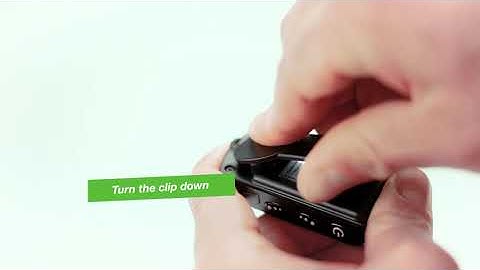 Replace the clip of the AXIWI AT-320