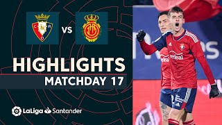 Resumen de CA Osasuna vs RCD Mallorca (1-0)