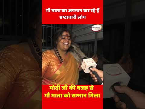 गौ माता का अपमान कर रहे भ्रष्टाचारी लोग, मोदी जी की वजह से गौ माता को सम्मान मिला #modi #gaumata |