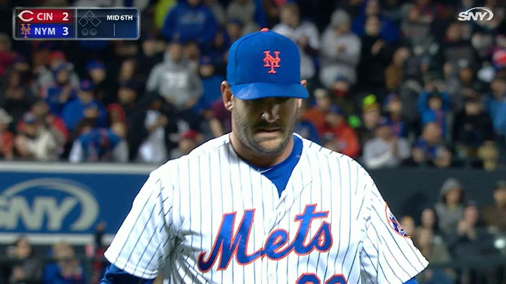 CIN@NYM: Harvey strikes out seven over six innings