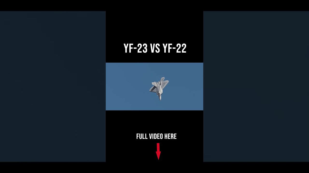 YF 22 Vs 23 Advanced Tactical Fighter Program