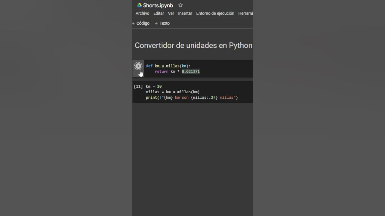 ¿Cómo Crear un Conversor de Unidades en Python en 20 Segundos? - YouTube