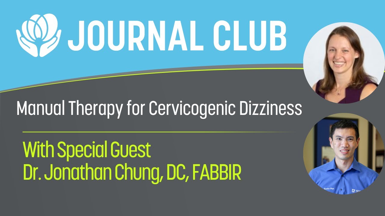 Journal Club Manual Therapy for Cervicogenic Dizziness YouTube