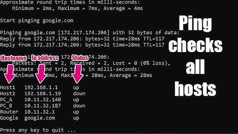 How to ping multiple ips at the same time