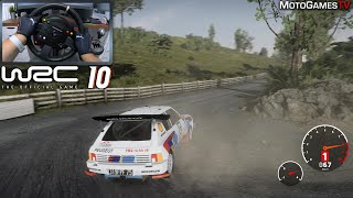 WRC 10 - Peugeot 205 T16 Evo 2 at Rally New Zealand 1986 | Thrustmaster TS-XW Gameplay