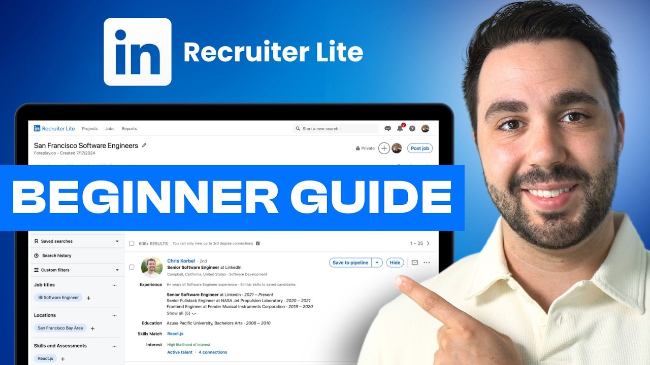 LinkedIn Recruiter Lite Full Tutorial (Updated for 2025)