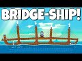 I built a SUSPENSION BRIDGE that's also a WARSHIP...