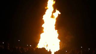 Bonfire and Fireworks - MSU Homecoming 2010