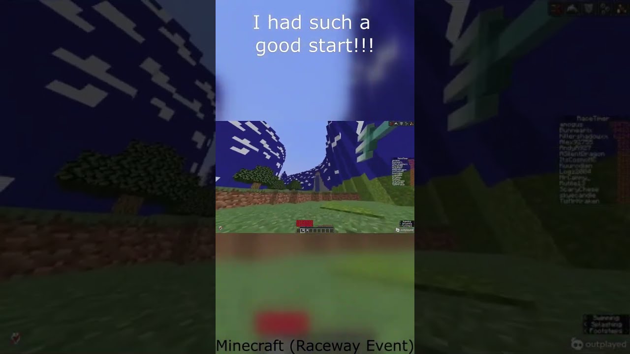 This Is The BEST START To A Minecraft Race EVER Minecraftsmp Gaming Minecraftrace