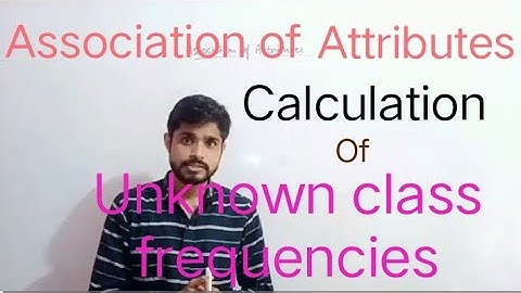 #statistics #ninesquaretable #attributes(calculation of unknown class frequencies) | Shan Sir SP |