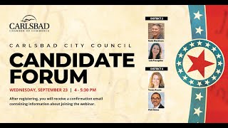 2020 Carlsbad City Council Candidate Forum