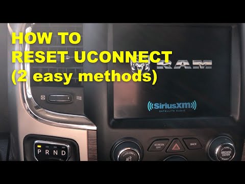 Reset Uconnect : Soft Reset Uconnect - Dodge RAM Chrysler Fiat