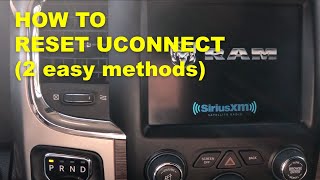 Reset Uconnect : Soft Reset Uconnect - Dodge RAM Chrysler Fiat screenshot 1