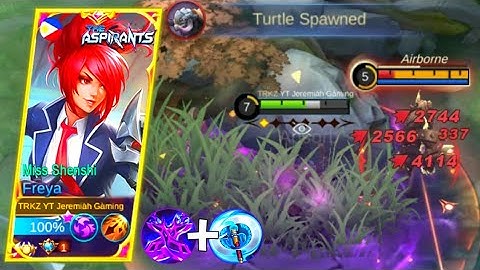 FREYA WITH THIS HACK DAMAGE BUILD SO META🔥 | FREYA BEST BUILD 2022 | MUST WATCH | MLBB✓
