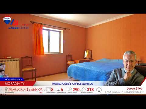 ID 123951002-607  /  MORADIA T6  /  ALVOCO da SERRA - Seia