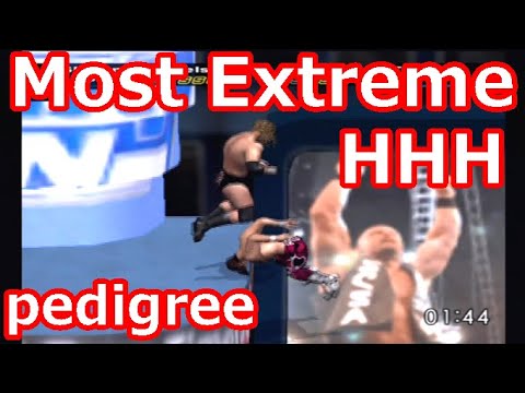 Hhh Most Extreme Pedigree エキサイティングプロレス５ Wwe Smackdown Here Comes The Pain Youtube