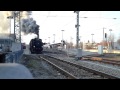 Historic Steam Train leaving the station