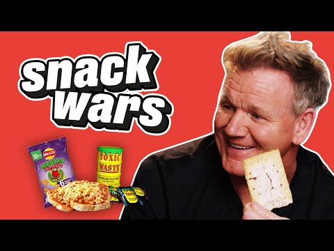 Gordon Ramsay Judges American x English Snacks | Snack Wars | Ladbible