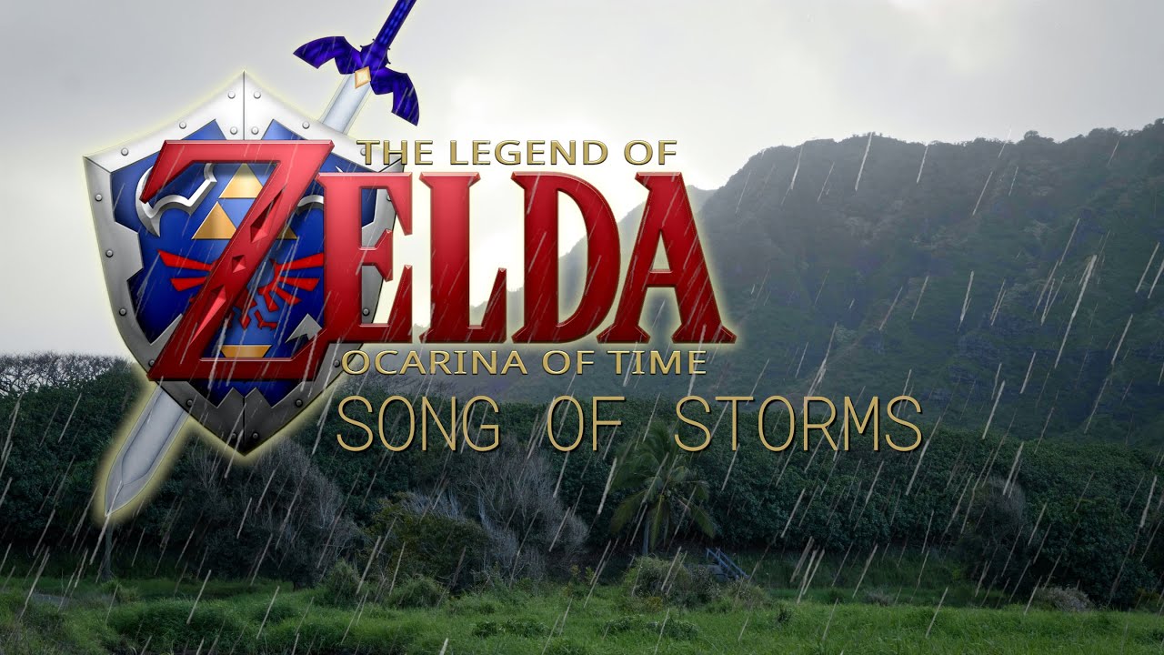 THE LEGEND OF ZELDA OCARINA OF TIME - SONG OF STORMS INTERACTIVE