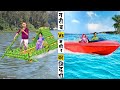 गरीब आमिर की नाव बचाव Garib Amir Ki Boat Rescue Comedy Video हिंदी कहानिया Hindi Kahaniya Comedy