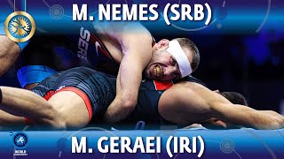 Mate Nemes (SRB) vs Mohammadreza Abdolhamid Geraei (IRI) - Final // World Championships 2022 // 67kg