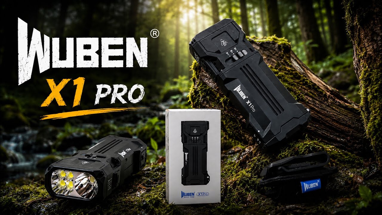 WUBEN X1 Pro 🔦 Silent Unboxing & First Look | No Talking | 12300