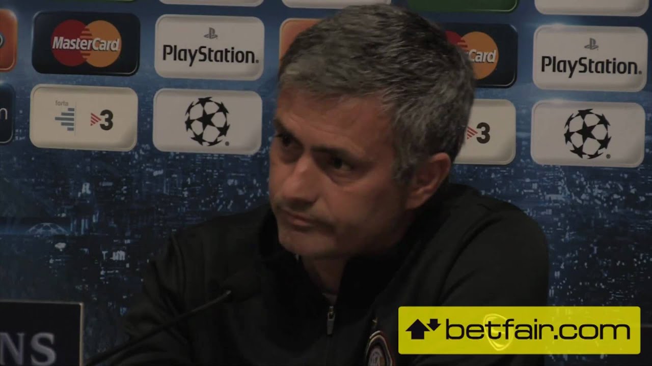 Betfair. Guardiola and Mourinho press conference