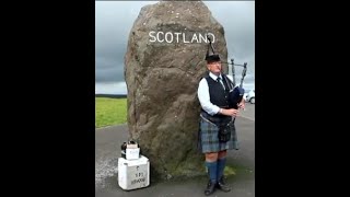 Jodelnder Dudelsackspieler