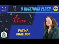 9 questions flash avec fatima khallouk  candidate pour le pcf aux europennes 2024