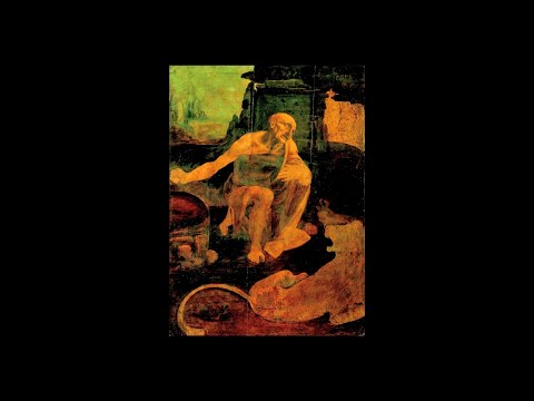 【日めくり３分間名画の旅】244枚目 レオナルド・ダ・ヴィンチ「聖ヒエロニムス」