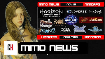 MMO News Roundup 11/16 - Upcoming and New MMORPGs, Updates, Releases, Developments and Announcements