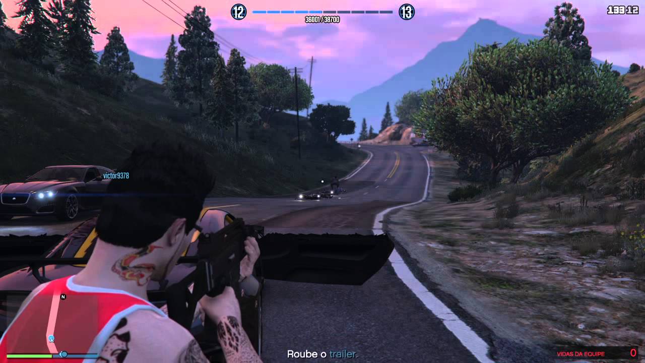 Grand Theft Auto V_roubo do caminhão # [ gta ] - YouTube