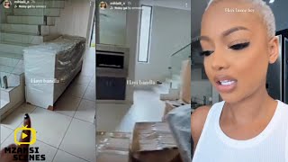 Inside Mihlali's New House.