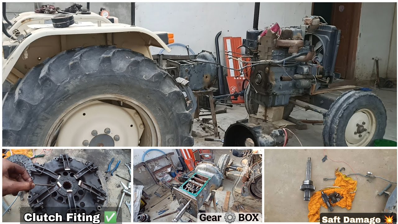 Swaraj 855 gear Box fitting and clutch plate fitting video