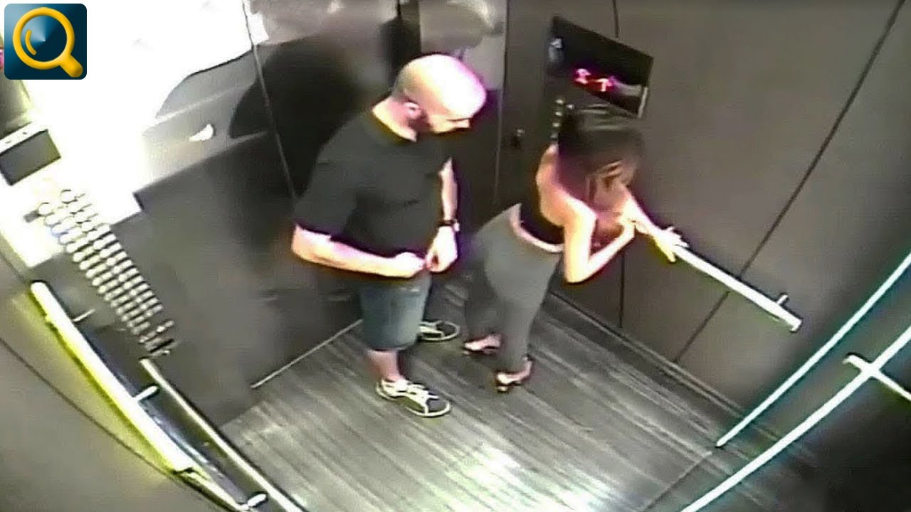 20 EMBRASSING AND WEIRD ELEVATOR MOMENTS CAUGHT ON CAMERA - YouTube.