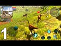 Gallimimus Simulator Android Gameplay Part 1 - Dinosaur Games