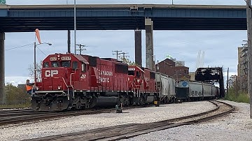 CP SD60 duo on CP 287 10/29/20 Milwaukee, WI