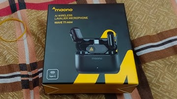 Maono Wave T1 mini AI Wireless Lavalier Microphone Review 🎤