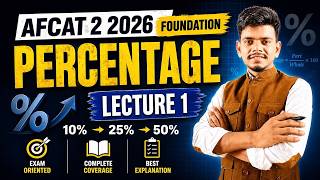 “Percentage Tricks for AFCAT 2 2026 | Score Boosting Session”