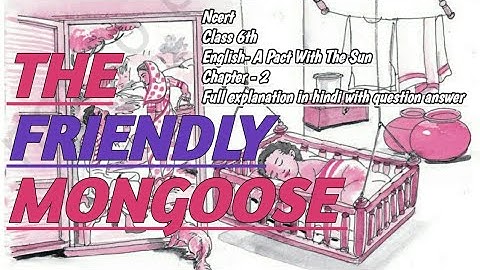 The Friendly Mongoose || CLASS-6 || CHAPTER-2 || ENGLISH (A Pact With The Sun) || NCERT